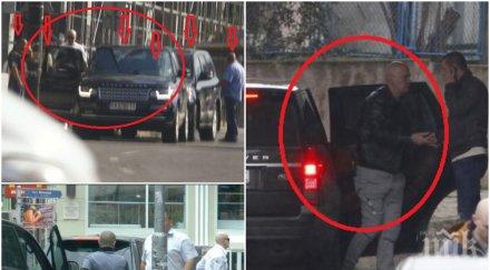 слави трифонов повече охрана мутрите брониран джип кортеж мощни коли седем въоръжени гардове движат дългия бос меделин снимки