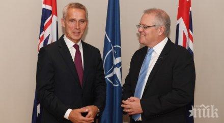 австралия нато подновиха отбранителен договор видео