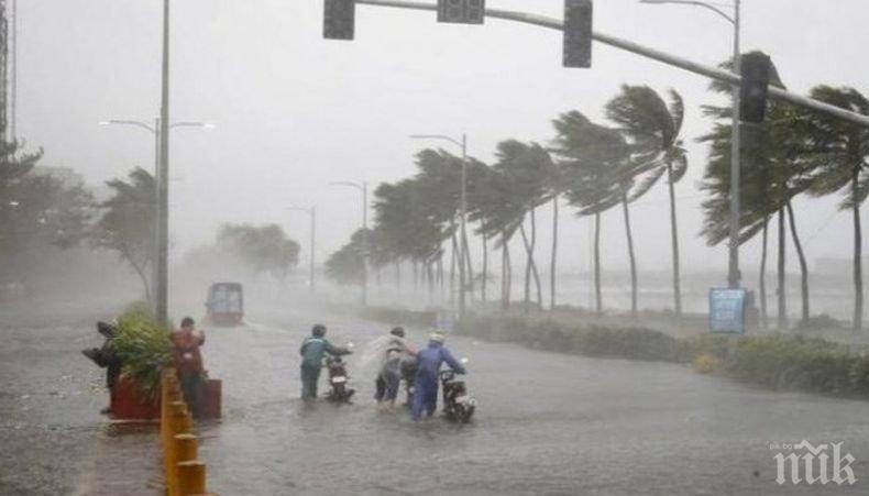 Супер тайфунът „Лекима” взе 13 жертви в Китай