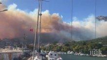Горски пожари горят на два турски острова в Мраморно море