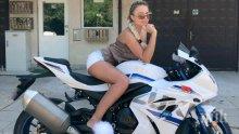 АДРЕНАЛИН В КРЪВТА: Юнона яхна супер звяр - чалга дивата се фука с мощно "Сузуки"