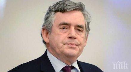 бивш премиер великобритания излизането без сделка бедствие единството страната