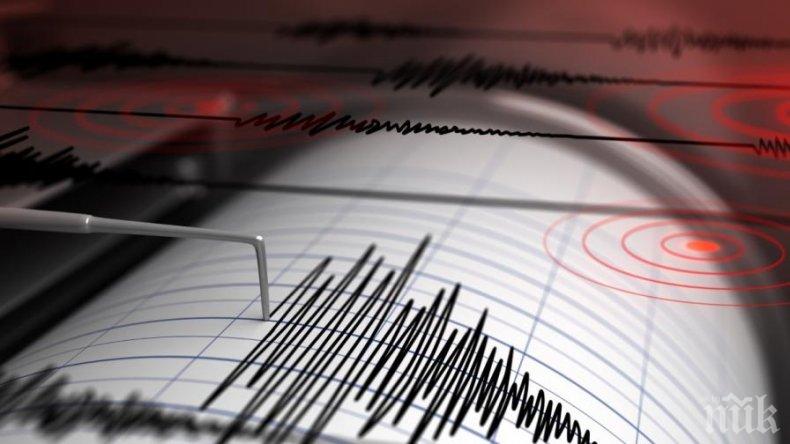 Земетресение с магнитуд 5.0 по Рихтер бе регистрирано в Югозападна Гърция
