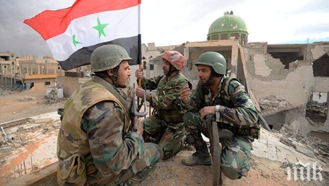 Сирийската армия е ликвидирала трима полеви командири на терористите
