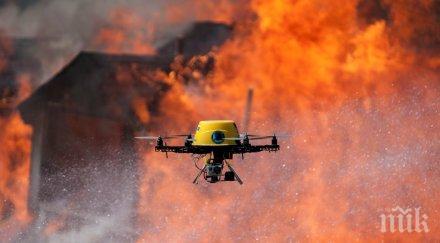 неочаквана атака дронове йеменските хути запалиха саудитски газов завод