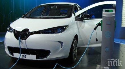 предложение електрическите автомобили зелени табели