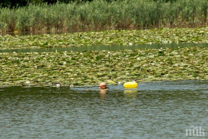 Българин постави рекорд на Гинес за плуване с една ръка
