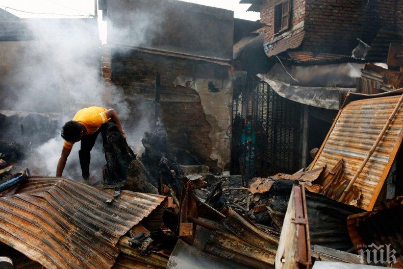 50 000 са без дом след пожар в Дака 