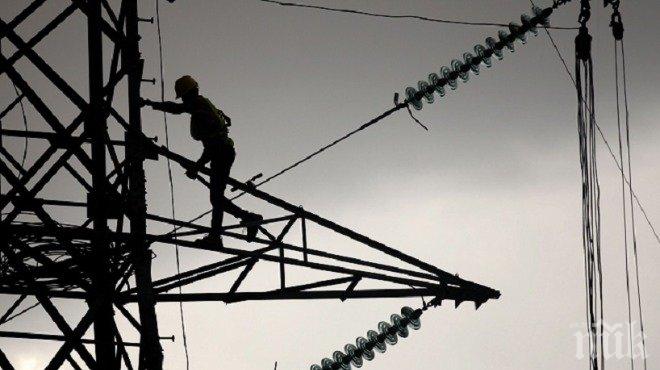 АВАРИЯ: Скъсан кабел остави без ток квартали в София
