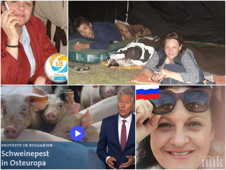 ПИК до немската АРД: Защо пуснахте фалшива новина за блокадата край Сливен? Организаторите са политици и признаха, че са изравяли останки от прасета (СНИМКИ/ВИДЕО)