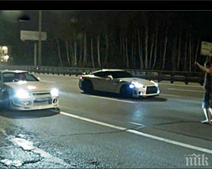 Акция на полицията срещу гонките на пътя - подпукаха мощните състезатели