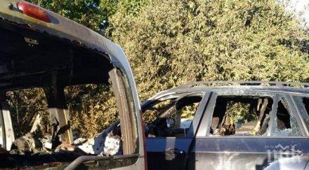 две коли пламнаха варна снимки