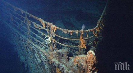 уникално видео вижте изглежда митичният титаник момента подводница спусна 3800 дълбочина атлантическия океан останките потъналия кораб