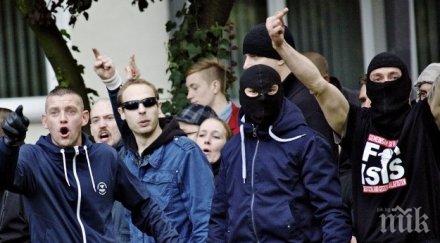 закопчаха петима футболни фенове орлов мост