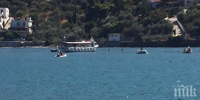 Хеликоптер се разби в морето край гръцкия остров Порос (СНИМКИ)