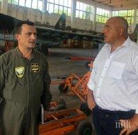 ПЪРВО В ПИК! Бойко Борисов: Очаквам най-скоро ремонтът на самолетите Су-25 да започне, осигурени са парите (СНИМКИ)