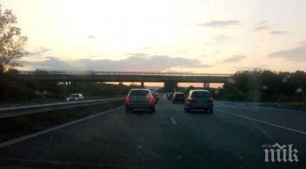 последните минути възстановиха напълно движението тракия тапата огромна снимки