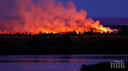 извънредно пламна дуранкулашкото езеро