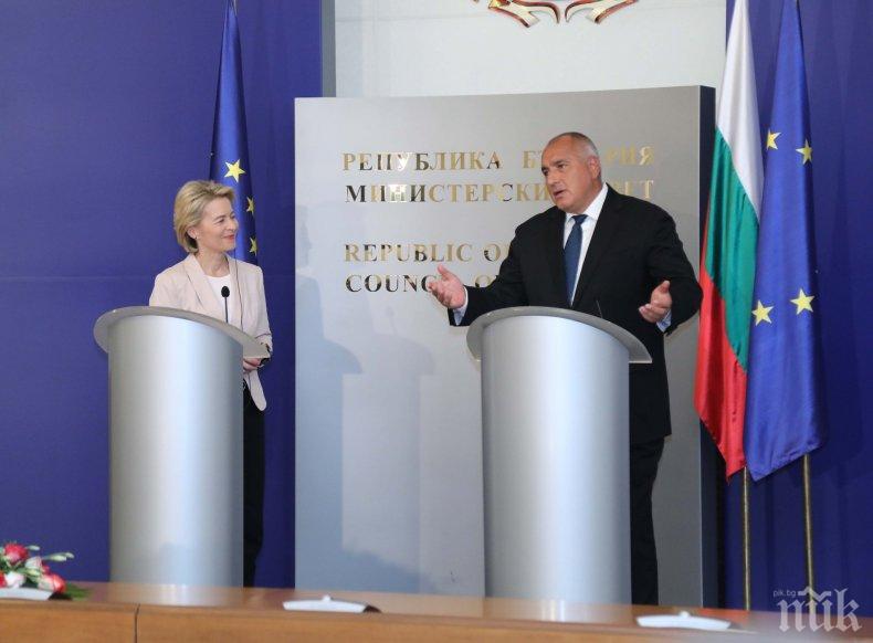 ГОРЕЩА ТЕМА: Министерският съвет обясни защо бяха демонтирани микрофоните по време на изявленията на Борисов и Урсула фон дер Лайен