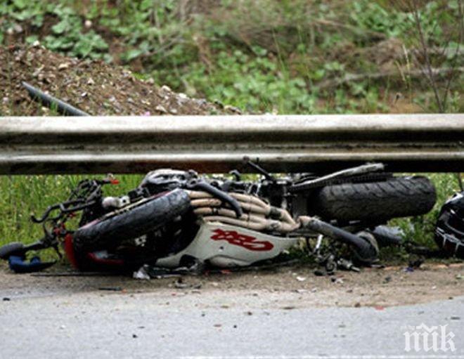 Моторист се разби на пътя Айтос - Провадия