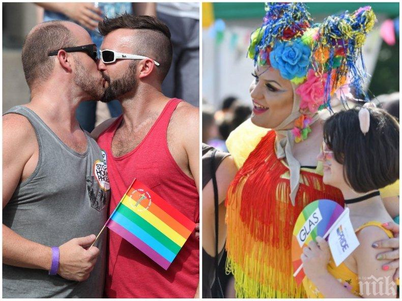 МЕГА СКАНДАЛ В ПИК! Джендърите с поредна гавра - посегнаха и на Левски! Нацапаха Апостола в цветовете на дъгата и му сложиха скандален надпис (СНИМКА)