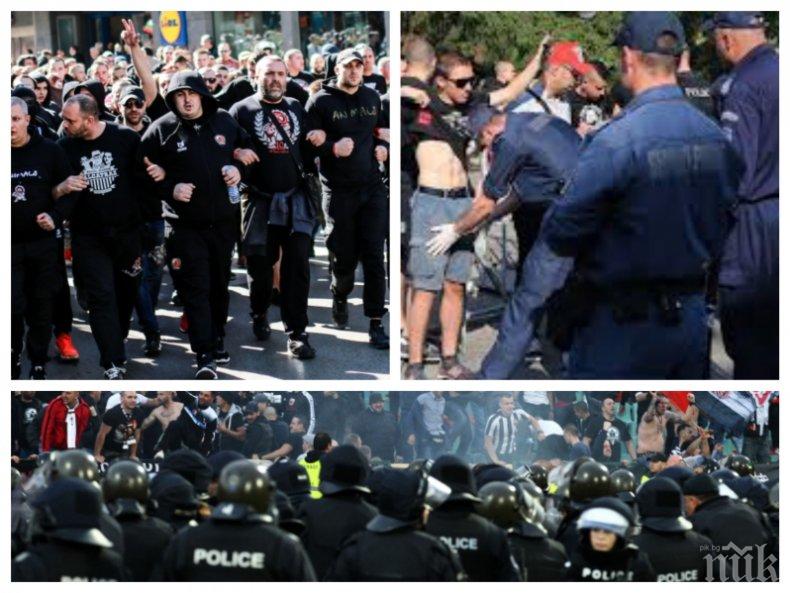 ПЪРВО В ПИК! Футболен хулиган нападнал жена и дете преди дербито ЦСКА - Левски