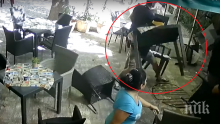 ЗВЕРСКО МЕЛЕ В ПЛОВДИВ! Маскирани потрошиха кръчма, пребиха група младежи (ВИДЕО)