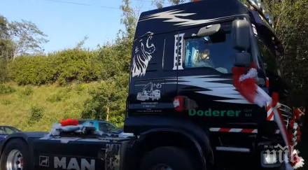 младоженец пристигна тир вземе булката