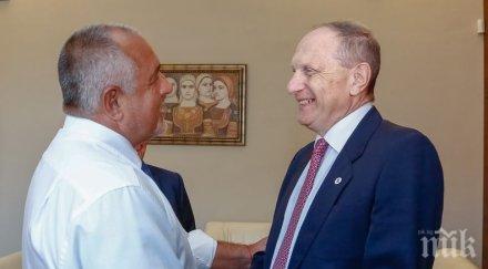 първо пик борисов проведе среща президента световната медицинска организация проф леонид айделман