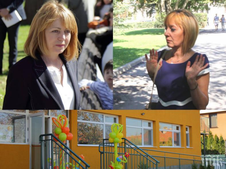 ВОЙНАТА ЗА СОФИЯ: Фандъкова хвърли ръкавица: Мога да покажа на Манолова една по една 100-те нови детски градини в столицата