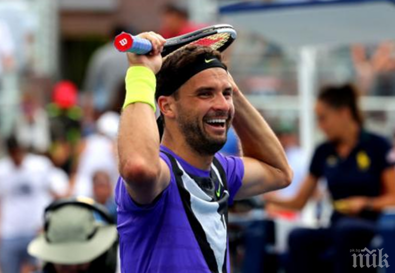 Ето кога Григор излиза срещу Медведев в битка за финал на Откритото първенство на САЩ