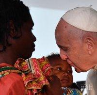 Папата тревожен за сечта в Мадагаскар