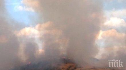 пожарът язовир брягово потушен