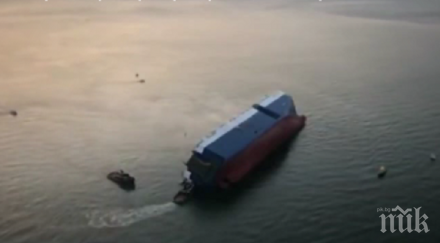 голям кораб преобърна джорджия