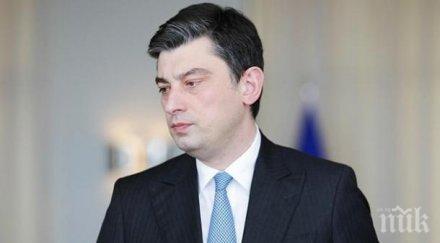 избраха георги гахария премиер грузия