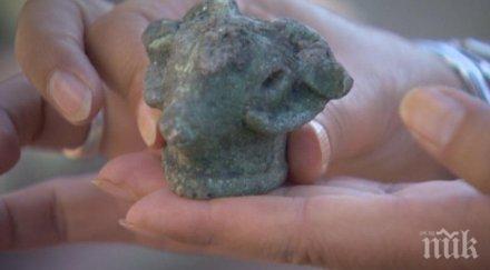 археолози откриха уникална статуетка созопол