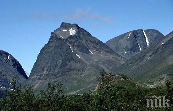 Стопи се най-високият връх в Швеция