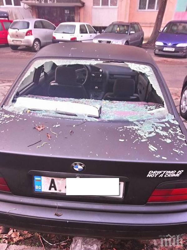 БРУТАЛНО: Разград настръхна - кой счупи стъклата на 30 коли 