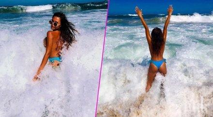 плеймейтка плацика голичка морето