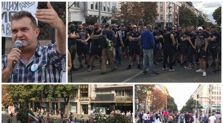 пълен провал цигани протеста авера цветан василев боец георгиев остана сам без мощната ромска подкрепа тръгна подвита опашка часа рано снимки