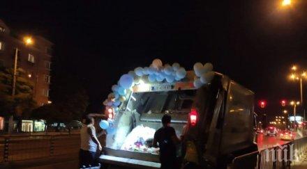 сватбен боклучийки камион обиколи софия