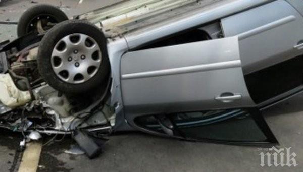 Тежък инцидент на пътя Белослав - Варна! Мъж е с опасност за живота