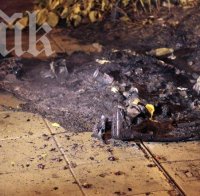 Скъса се тръба на газопровод на булевард “Черни връх” (снимки)