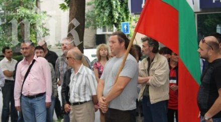 протестиращите сливен блокираха кратко кръстовище розова градина