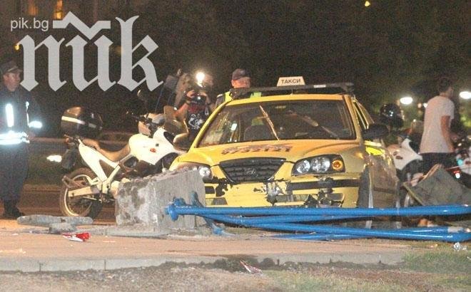 Освен алкохол в кръвта на злополучния таксиметров шофьор имало и опиати