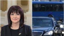 ЕКСКЛУЗИВНО: Първи СНИМКИ от тежката катастрофа с кортежа на Цвета Караянчева