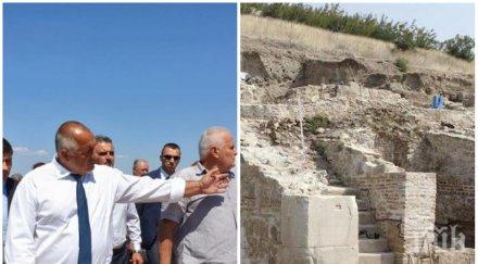 борисов инспектира разкопките хераклея синтика обновена