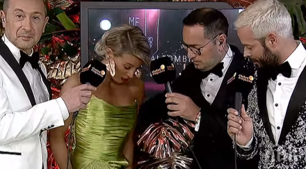 водеща появи полугола ефир видео