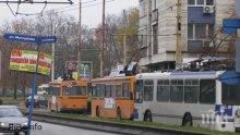 Задигнаха част от контактната мрежа за тролеите в Русе