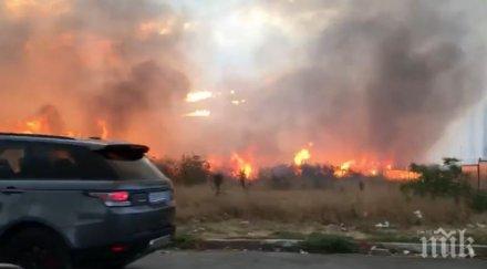 последните минути пожарът летището софия овладян